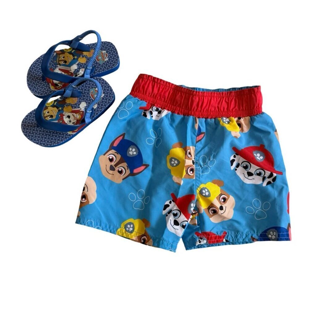 Paw Patrol Swim Shorts and Flip Flops Set - Picture 8 of 13